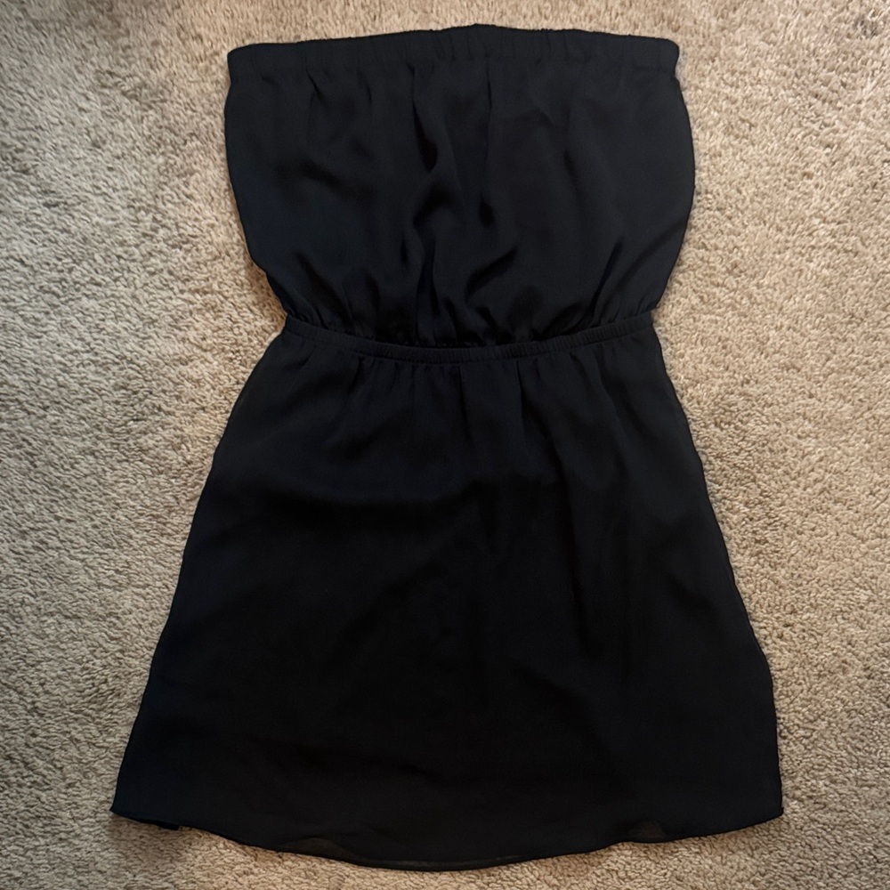 Express Elegant Black Strapless Dress Sz. XS